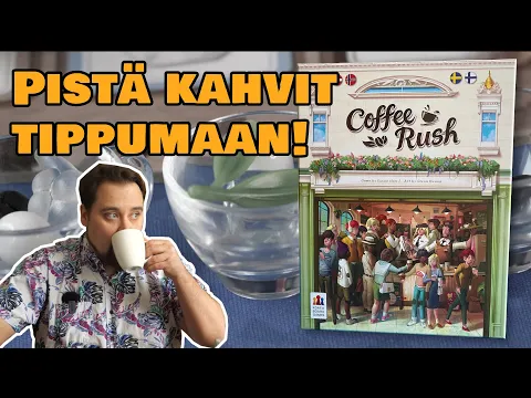 Coffee Rush | Kahvilalautapelin arvostelu | Kiirettä pitää! | Korea boardgames
