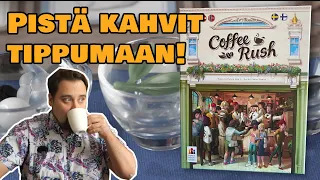Coffee Rush | Kahvilalautapelin arvostelu | Kiirettä pitää! | Korea boardgames