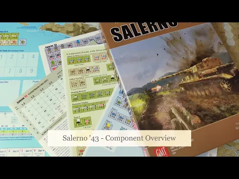 Salerno '43 (GMT Games) - Component Overview - Diagonal Move