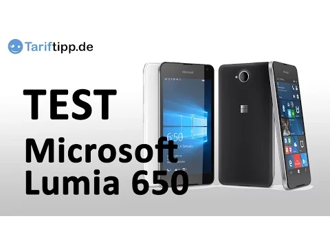 Video zu Microsoft Lumia 650 schwarz