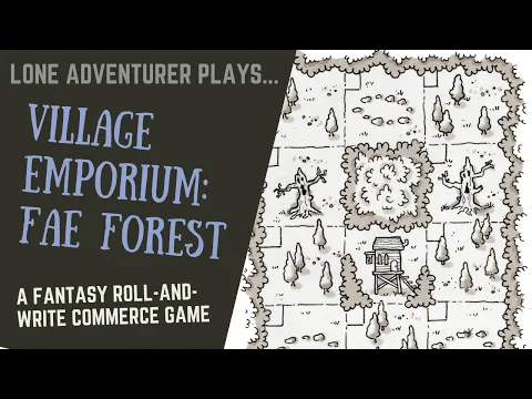 Village Emporium - Fae Forest | A fantasy roll-and-write commerce game