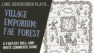 Village Emporium - Fae Forest | A fantasy roll-and-write commerce game