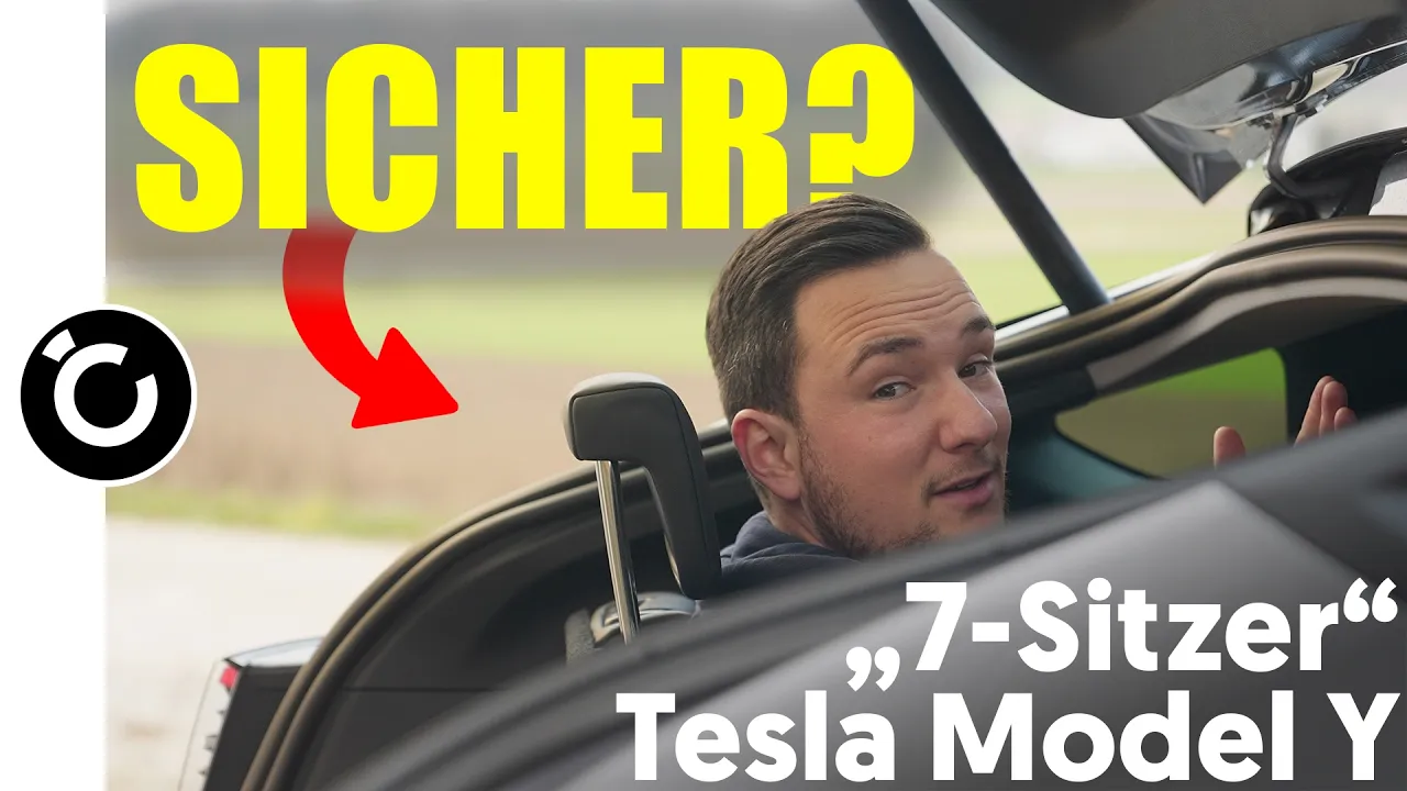 Wirklich ein 7 Sitzer? Tesla Model Y mit 3. Sitzreihe im Test