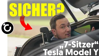 Wirklich ein 7 Sitzer? Tesla Model Y mit 3. Sitzreihe im Test