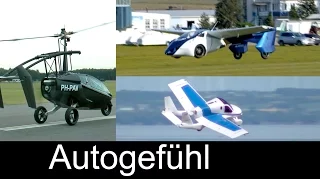 Best Flying Cars concepts: Terrafugia Transition, Aeromobil, PAL-V - which one u prefer?