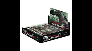 Godzilla monsters raid again TCG Box Break : Two Gold Card Pulls from one box!
