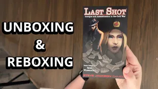 Last Shot - An Assassination Card Game - Unboxing & Reboxing - What's in the Box?
