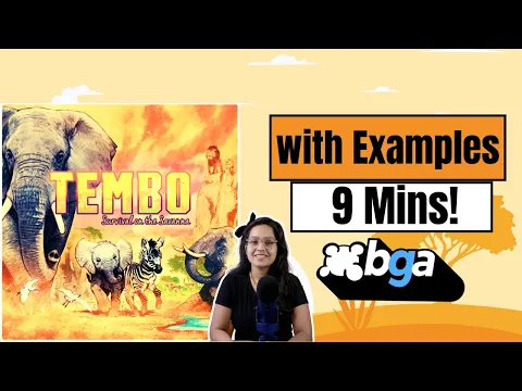Tembo - How to Play in 9 Mins | Board Game Arena!