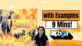 Tembo - How to Play in 9 Mins | Board Game Arena!