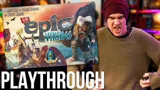 Fury of the Gods! - Tiny Epic Vikings Board Game Playthrough!