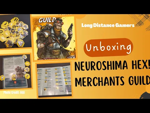 Merchants Guild: Expansion for Neuroshima Hex! Unboxing