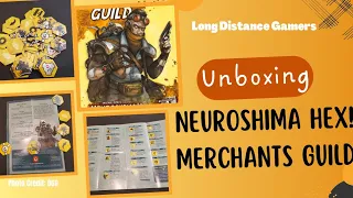 Merchants Guild: Expansion for Neuroshima Hex! Unboxing