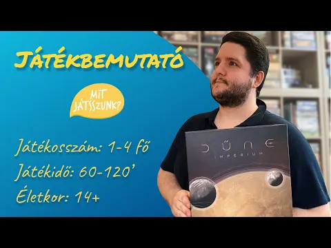 Dűne: Impérium társasjáték bemutató