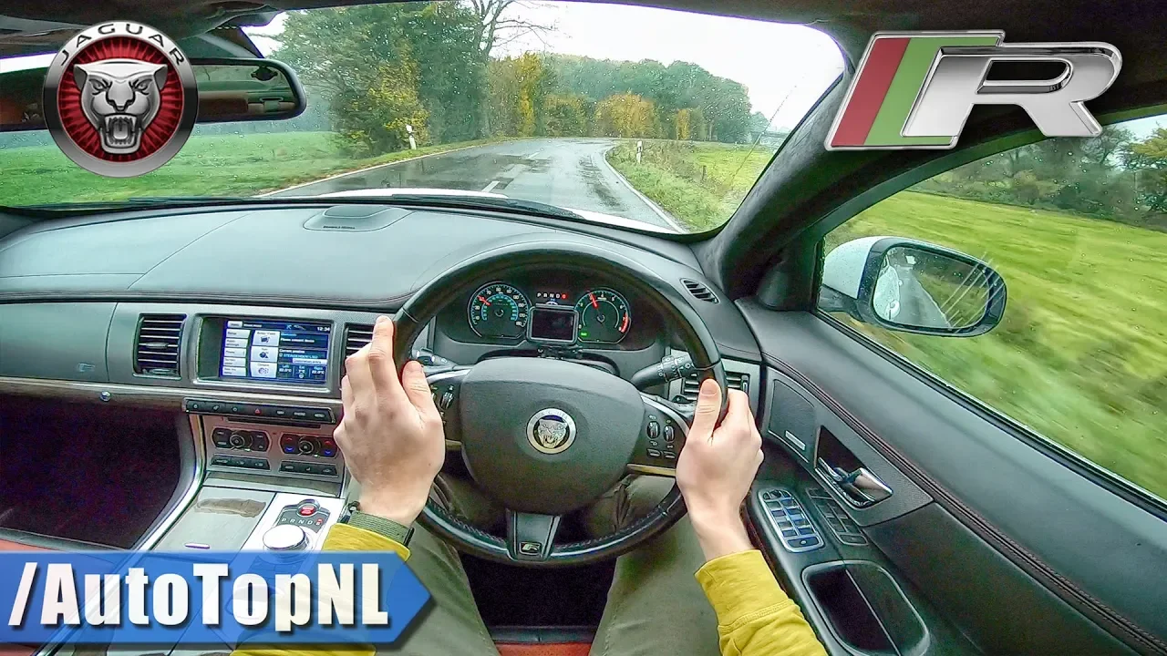 JAGUAR XFR 5.0 V8 Supercharged POV Test Drive by AutoTopNL