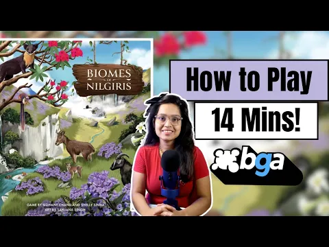 Biomes of Nilgiris - How to Play on Board Game Arena in 13 Mins!