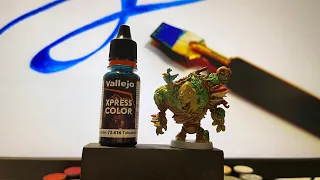 肥龍不在家➤#1新手用 Vallejo Xpress Color 速塗色 畫完一整套奇幻冒險桌遊《森靈傳記》的模型要花多久時間? #桌遊