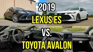 Best Toyota Luxury Sedan -- 2019 Lexus ES 350 vs. 2019 Toyota Avalon: Comparison