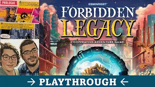 DGA Plays Board Games: Forbidden Legacy - Rules Overview & Episode 1 Playthrough