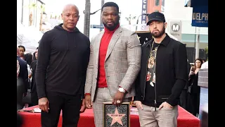 50 Cent Receives a Star on The Hollywood Walk of Fame (Featuring Eminem & Dr. Dre)