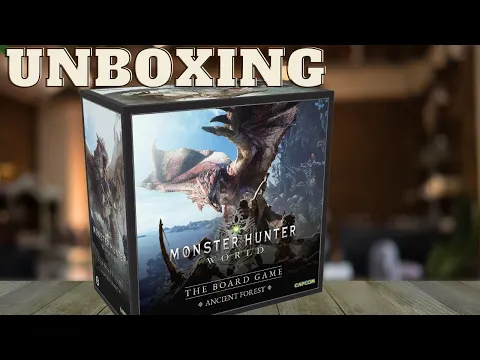 Monster Hunter World The Boardgame Unboxing