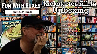 Marvel United Multiverse | CMON Games | Kickstarter All-In pledge Unboxing | inc. Core and Promo Box