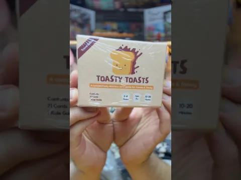 Toasty Toasts Unboxing #boardgame #cardgame #unboxing