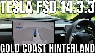 Tesla Model Y L FSD Supervised 14.3.3 | Gold Coast Hinterland Drive