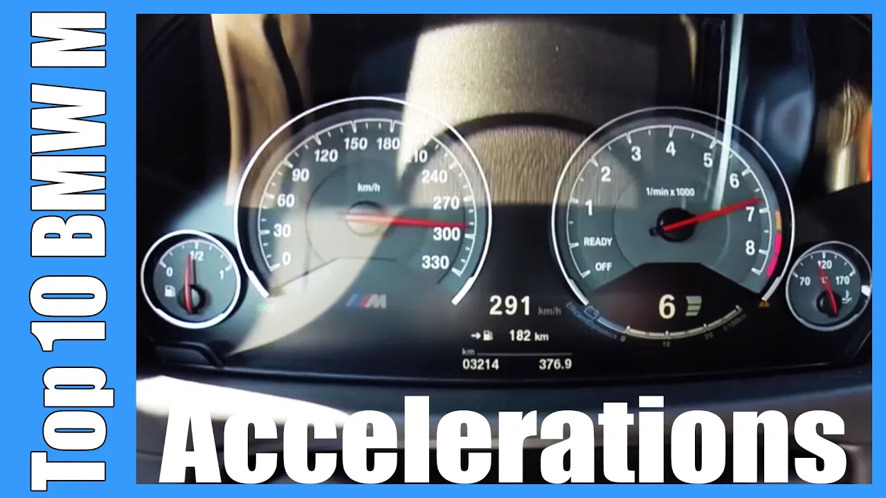 TOP 10 BMW M Acceleration & Top Speed | Z3M Z4M M3 M4 M5 M6 X5M X6M M235i