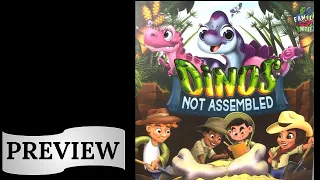 Dinos Not Assembled: Preview