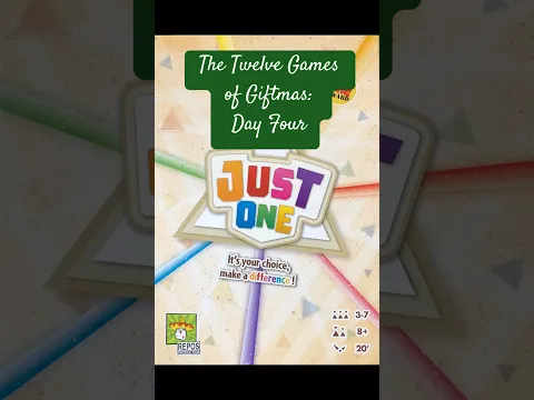The Twelve Games of Giftmas: Day Four: JustOne #JustOne #cardgames #boardgames #giftideas