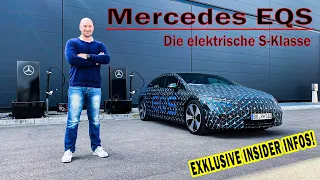 Mercedes EQS: Erste Fahrt vor Weltpremiere mit EUREN Fragen!
