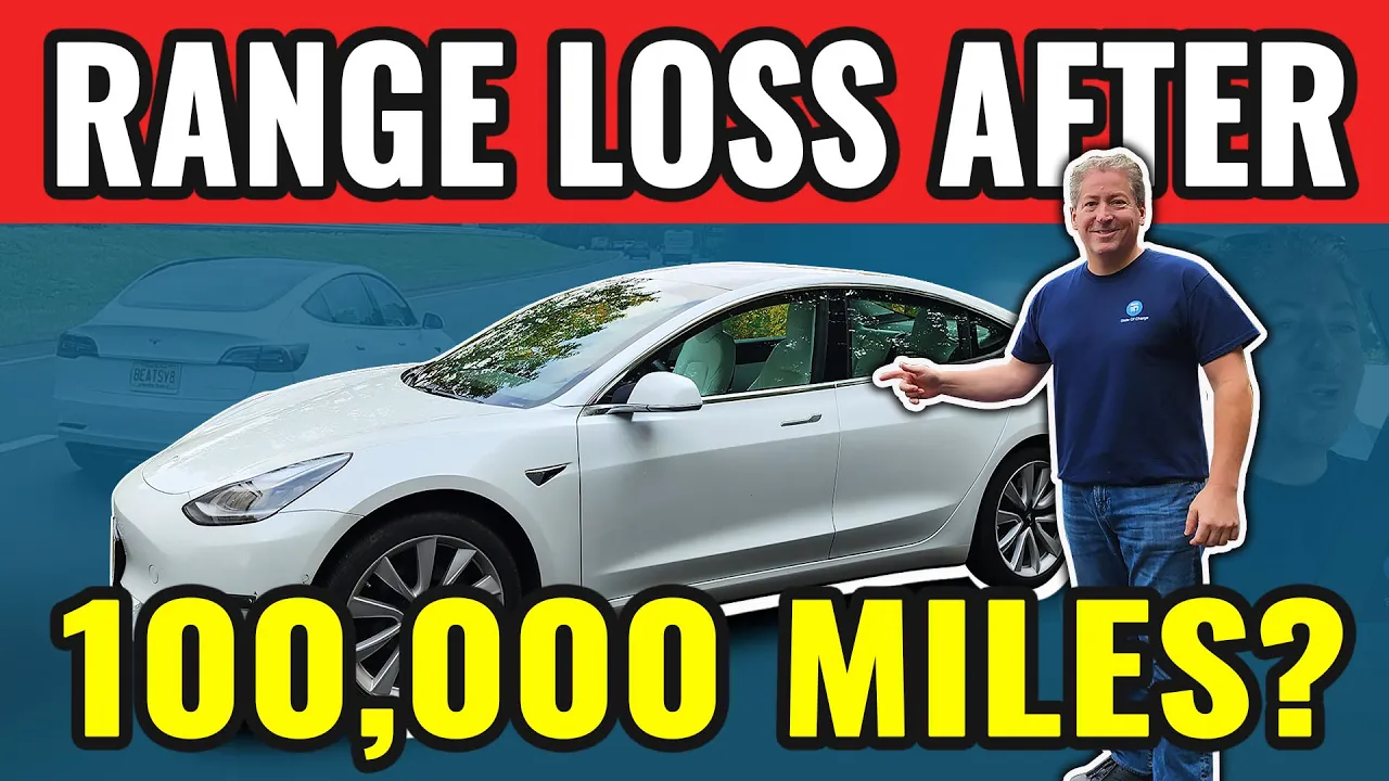 How Much Range Does A Tesla Lose After 100,000 miles?