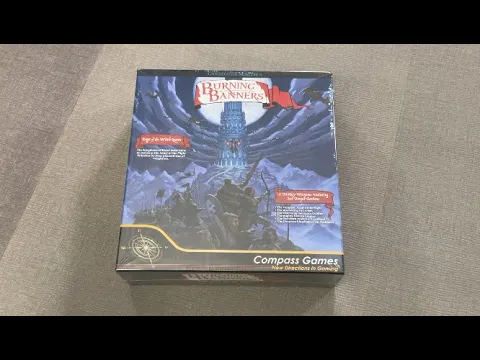 The Discriminating Gamer: Burning Banners unboxing with Ray