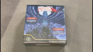 The Discriminating Gamer: Burning Banners unboxing with Ray