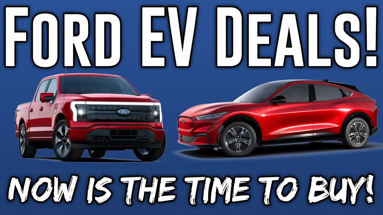 Ford drops Mach-E prices and offers deals on the Lightning!!
