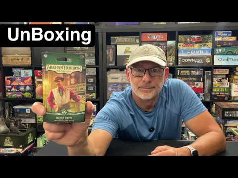 TDG: Arkham Horror: The Card Game - André Patel Investigator Pack unboxing with Ray
