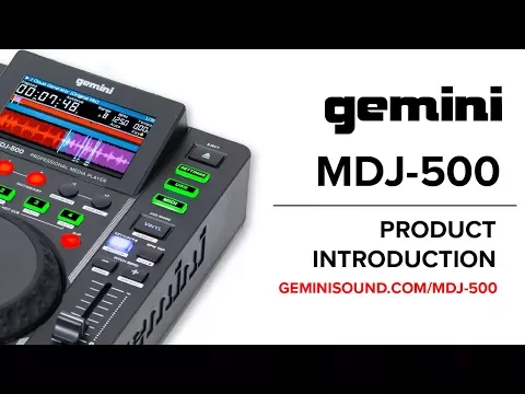 Product video thumbnail for Gemini MDJ-500 Professional USB Media Player