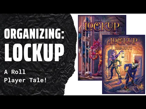 Organizing Lock Up: A Roll player Tale (W/ BreakOut Expansion, Sleeved, No Lid Lift) SideGame LLC