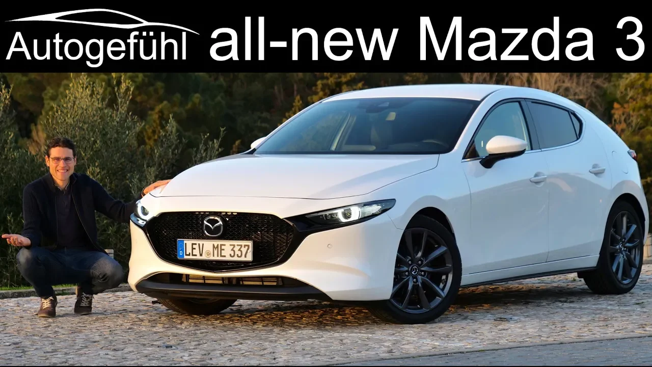 All-new Mazda3 FULL REVIEW hatch vs sedan comparison Mazda 3 2020 - Autogefühl