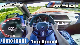 NEW! BMW Z4 M40i AUTOBAHN POV 268KMH / 166MPH TOP SPEED by AutoTopNL