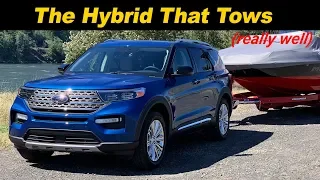 2020 Ford Explorer Hybrid Review | Fuel Sipping Toy Hauler