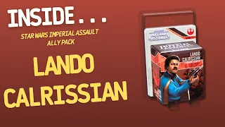 Star Wars Imperial Assault Lando Calrissian Ally Pack | Inside #706