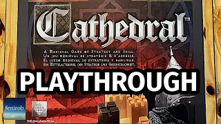 Cathedral Board Game | Playthrough