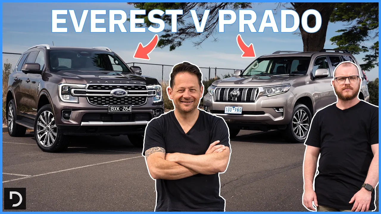 Toyota Prado Kakadu Vs Ford Everest Platinum | Toyota And Ford Go Head-To-Head | Drive.com.au
