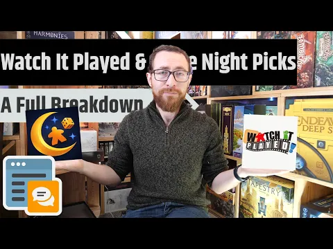 Everything Going On With Watch It Played & Game Night Picks