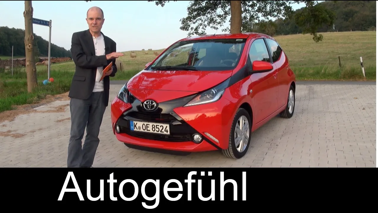 All-new Toyota Aygo 2015 test drive review with Peugeot 108 Citroen C1 reference - Autogefühl