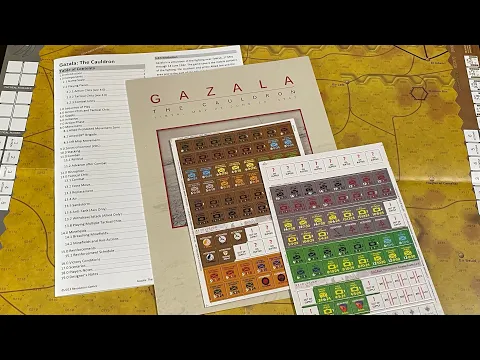 Gazala: The Cauldron (Revolution Games) - Unboxing