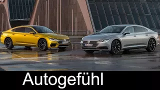 VW Arteon Elegance and R-Line Exterior/Interior/Driving Preview & Safety Features - Autogefühl