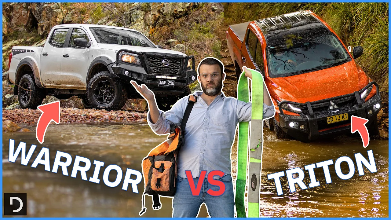 Mitsubishi Triton GSR v Nissan Navara SL Warrior | Tame v Tweaked Ute | Drive.com.au