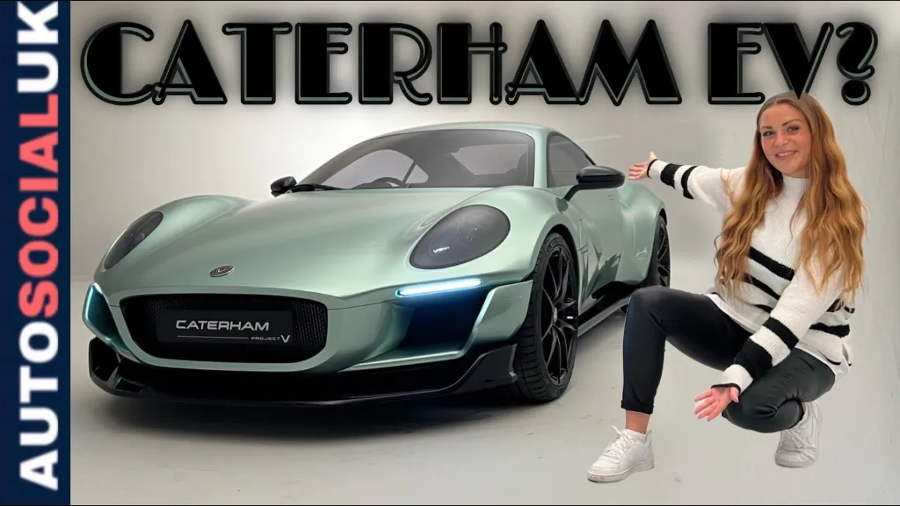 The COOLEST EV sports car! Caterham Project V - The future looks great!